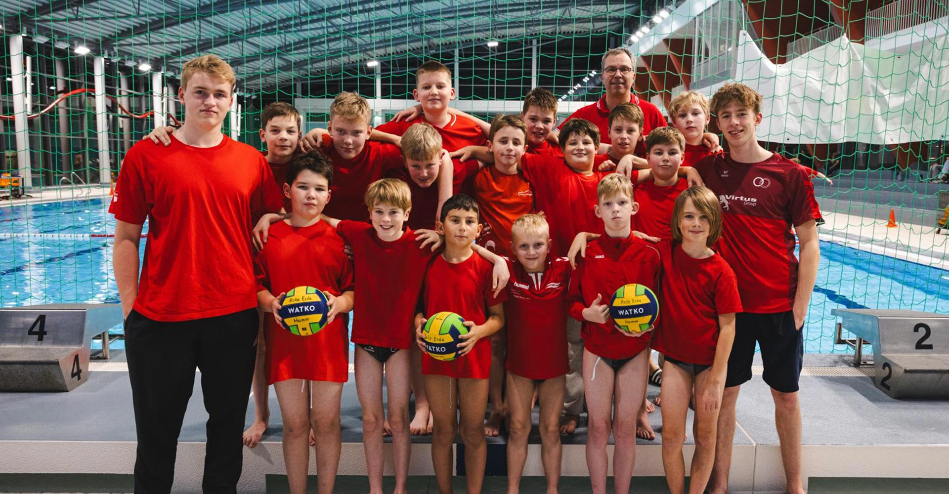 SC Rote Erde Hamm - Wasserball - Mannschaftsfoto U 12